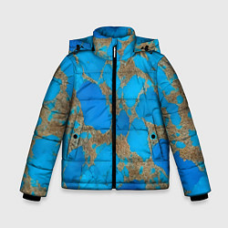 Зимняя куртка для мальчика Голубая яшма