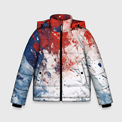 Зимняя куртка для мальчика Краски в цветах России