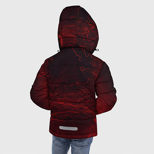 Зимняя куртка для мальчика Боевой инквизитор / 3D-Красный – фото 4
