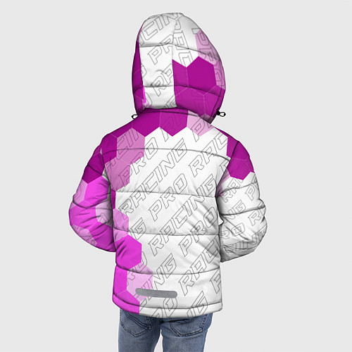 Зимняя куртка для мальчика Audi pro racing: по-вертикали / 3D-Черный – фото 4