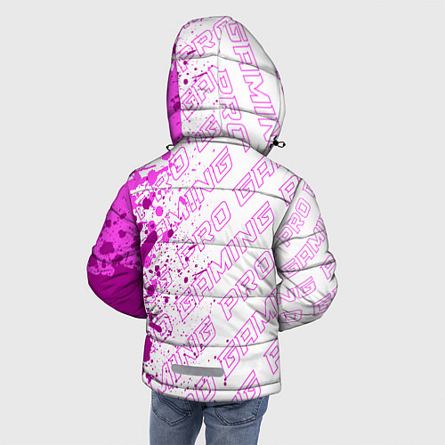 Зимняя куртка для мальчика Death Stranding pro gaming: по-вертикали / 3D-Черный – фото 4