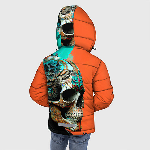 Зимняя куртка для мальчика Art skull - irezumi - Japan / 3D-Черный – фото 4