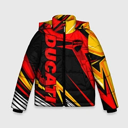 Куртка зимняя для мальчика Ducati - red uniform, цвет: 3D-светло-серый