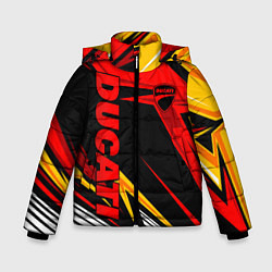 Зимняя куртка для мальчика Ducati - red uniform