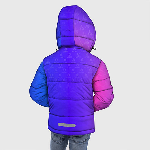 Зимняя куртка для мальчика Astro pattern / 3D-Черный – фото 4
