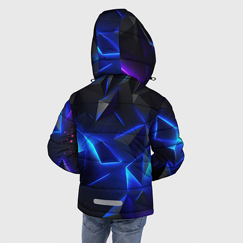 Зимняя куртка для мальчика Blue dark neon / 3D-Черный – фото 4