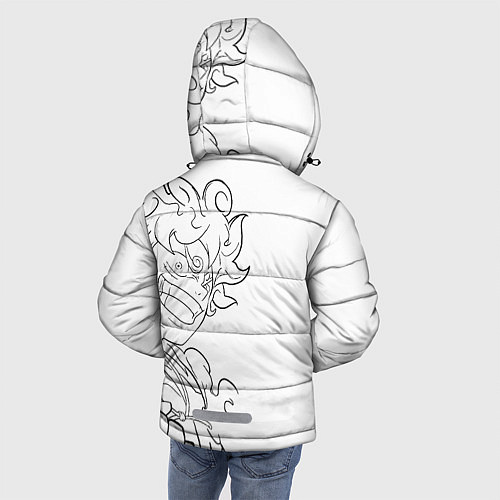 Зимняя куртка для мальчика Ван пис - Луффи гир 5 / 3D-Красный – фото 4