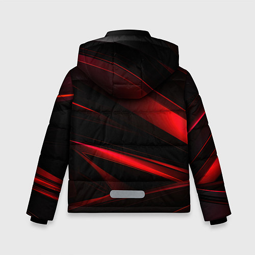 Зимняя куртка для мальчика Black and red / 3D-Светло-серый – фото 2