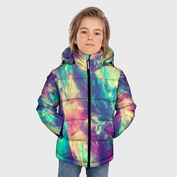 Куртка зимняя для мальчика Яркая футболка кислота, цвет: 3D-красный — фото 2