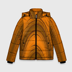 Куртка зимняя для мальчика Гнутое дерево, цвет: 3D-черный