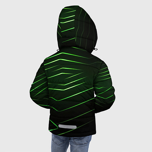 Зимняя куртка для мальчика Juventus 2 green logo / 3D-Красный – фото 4