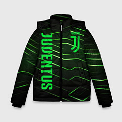 Зимняя куртка для мальчика Juventus 2 green logo