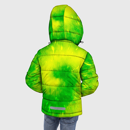 Зимняя куртка для мальчика Тай-дай Солнечный луч / 3D-Черный – фото 4