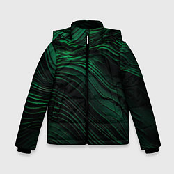 Зимняя куртка для мальчика Dark green texture