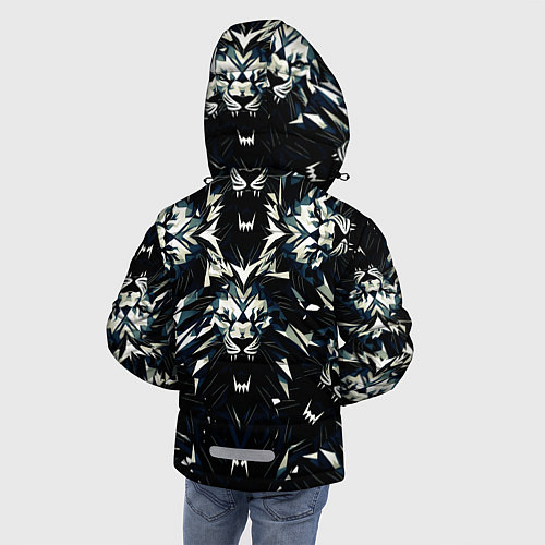 Зимняя куртка для мальчика Прайд львов / 3D-Черный – фото 4