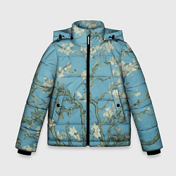 Зимняя куртка для мальчика Цветущие ветки миндаля - картина ван Гога