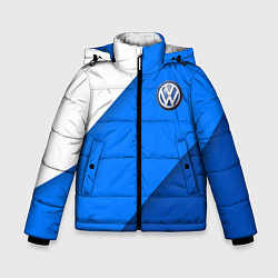 Зимняя куртка для мальчика Volkswagen - голубые линии