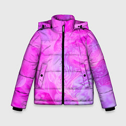 Зимняя куртка для мальчика Розовая текстура