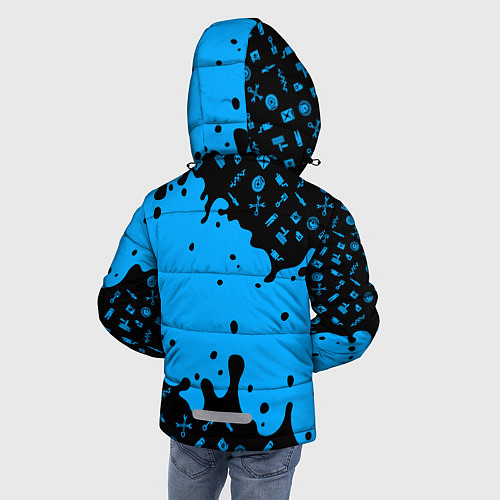 Зимняя куртка для мальчика Авто мастер / 3D-Светло-серый – фото 4