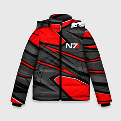 Зимняя куртка для мальчика Mass Effect - черно-белый