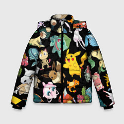Зимняя куртка для мальчика Пикачу и другие покемоны