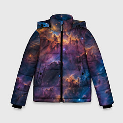 Зимняя куртка для мальчика Космическая туманность