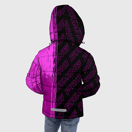 Зимняя куртка для мальчика FNAF pro gaming по-вертикали / 3D-Черный – фото 4