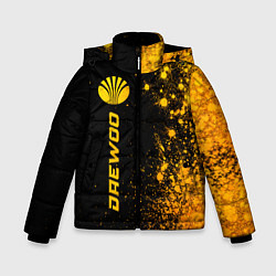 Куртка зимняя для мальчика Daewoo - gold gradient по-вертикали, цвет: 3D-черный