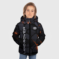 Куртка зимняя для мальчика Land Rover - плиты с эффектом свечения, цвет: 3D-черный — фото 2