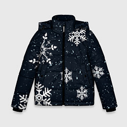 Куртка зимняя для мальчика Снежная радость, цвет: 3D-красный
