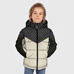 Куртка зимняя для мальчика Ворон-Nevermore, цвет: 3D-светло-серый — фото 2