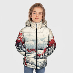 Куртка зимняя для мальчика Зимнее чудо, цвет: 3D-черный — фото 2