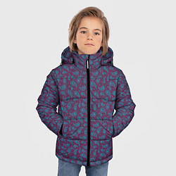 Куртка зимняя для мальчика Пейсли узор, цвет: 3D-красный — фото 2