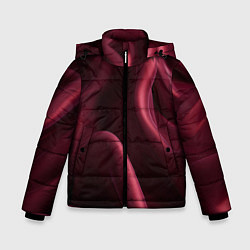 Зимняя куртка для мальчика Бордовый шелк