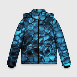 Зимняя куртка для мальчика Синее стекло