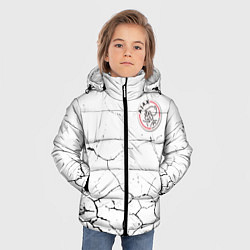 Куртка зимняя для мальчика Фк Аякс, цвет: 3D-красный — фото 2