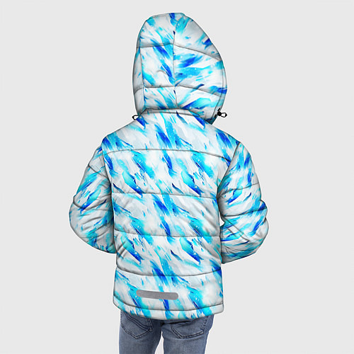 Зимняя куртка для мальчика Ice maze / 3D-Черный – фото 4