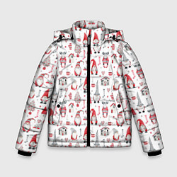 Зимняя куртка для мальчика Акварельные гномы