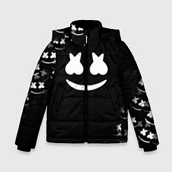 Куртка зимняя для мальчика Marshmello black collection, цвет: 3D-красный