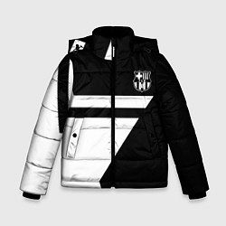 Куртка зимняя для мальчика Barcelona stars fc, цвет: 3D-черный