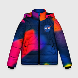 Куртка зимняя для мальчика Nasa gradient sportcolor, цвет: 3D-черный