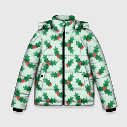 Зимняя куртка для мальчика Рождественская омела