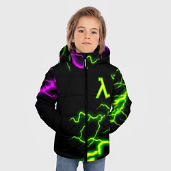 Куртка зимняя для мальчика Half life atom strom, цвет: 3D-черный — фото 2