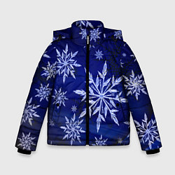 Зимняя куртка для мальчика Зима и снежинки