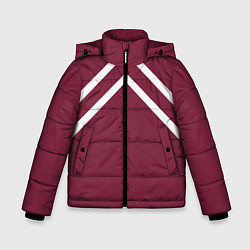 Куртка зимняя для мальчика Бордовая кофта костюм Марата - слово пацана сериал, цвет: 3D-красный