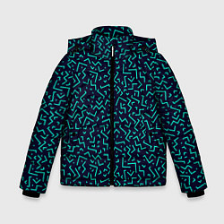 Куртка зимняя для мальчика Neon stripes, цвет: 3D-светло-серый