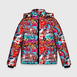 Зимняя куртка для мальчика Hip Hop Graffiti