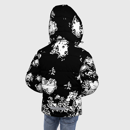 Зимняя куртка для мальчика Rainbow краски Six Siege / 3D-Черный – фото 4