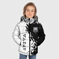 Куртка зимняя для мальчика The Witcher game краски, цвет: 3D-черный — фото 2