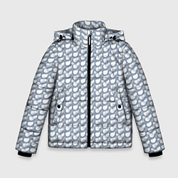 Куртка зимняя для мальчика Бутоны, цвет: 3D-черный